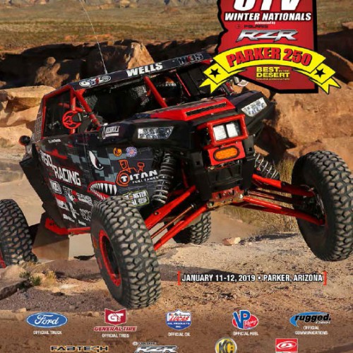 2019 Best In The Desert Parker 250 race program cover