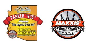 parker 425 logo with maxxis triple crown logo